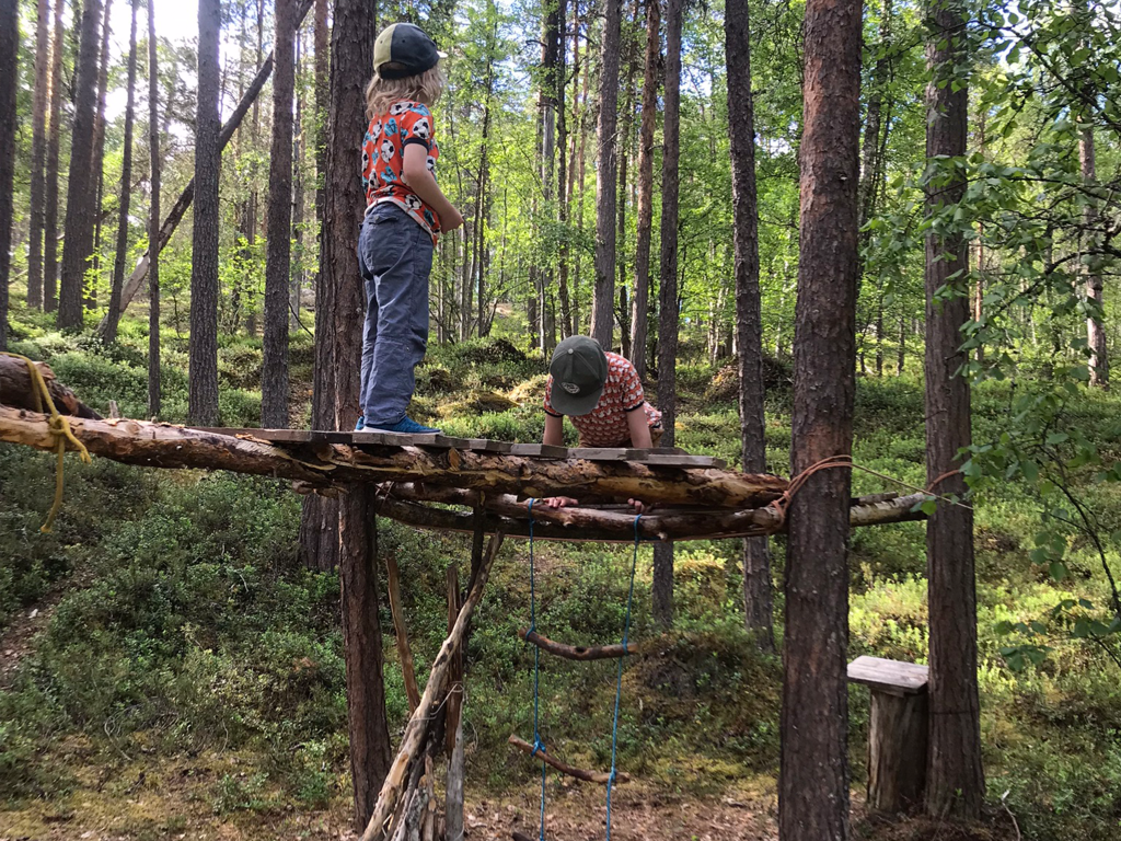 #rakennamaja-kampanja, puumaja Ivalosta