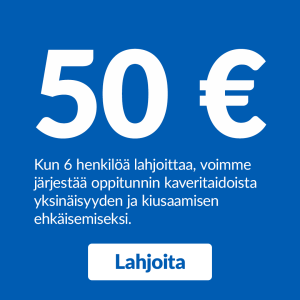 Lahjoita 50 €